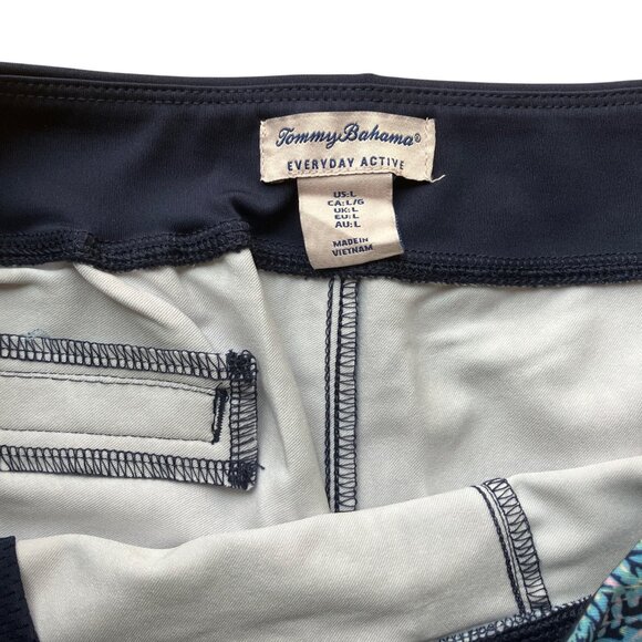 NWT Tommy Bahama Active Stretch Pull On Ankle Pants Womens Large Paisley Floral - Picture 8 of 13